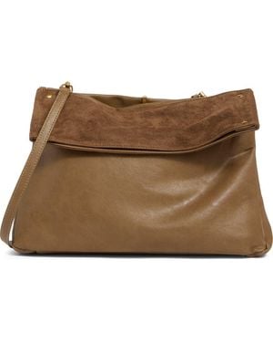 Dolce Vita Max Faux Leather Clutch - Brown