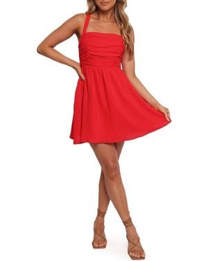 Petal & Pup Callia Minidress - Red