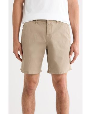Rag & Bone Classic Stretch Cotton Chino Shorts - Natural