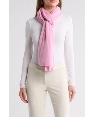 La Fiorentina Cashmere & Wool Blend Wrap - Pink