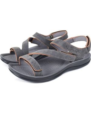 AEROTHOTIC Zion Adjustable Strap Sandal - Gray