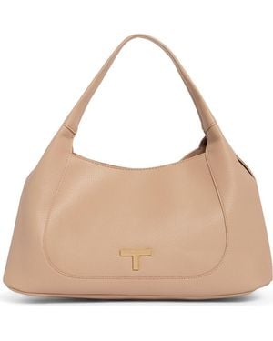 Tahari Evonne Shoulder Bag With Pouch - Brown