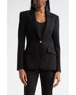 Cinq À Sept Danicka One-Button Blazer - Black