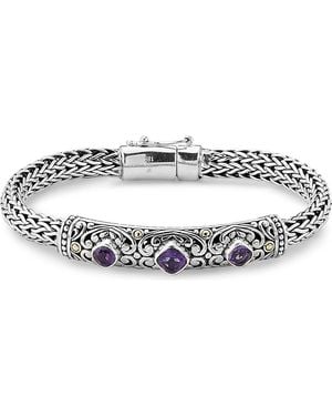 Samuel B. Sterling Rope Bracelet - Metallic