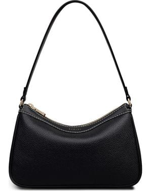Radley Albany Avenue Medium Leather Zip Top Shoulder Bag - Black