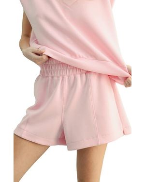 Wishlist Scuba High Waist Shorts - Pink