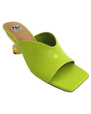 Ninety Union Gypsy Square Toe Mule - Green
