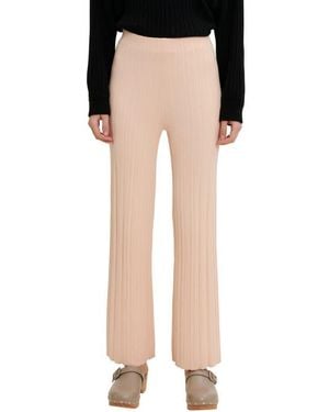 Maje Peline Rib Pants - Black