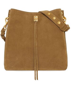 Rebecca Minkoff Darren Deerskin Leather Shoulder Bag - Natural
