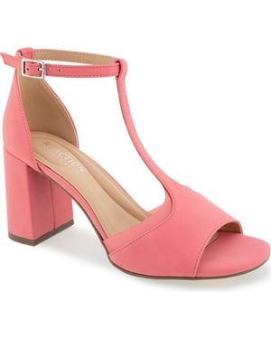 Kenneth Cole Lady T-Strap Sandal - Pink