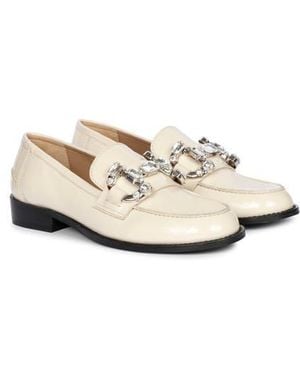 Saint G. Livia Bit Loafer - White
