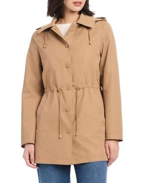 Kate Spade Magic Print Hooded Rain Jacket - Natural