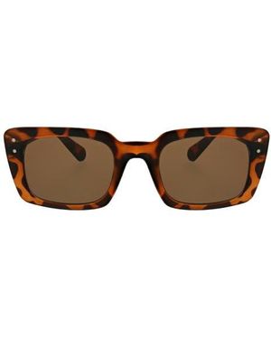 BCBGeneration Retro 52Mm Rectangle Sunglasses - Brown
