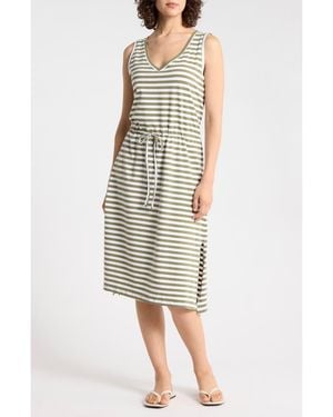 B.Young Stretch Cotton Dress - Multicolor