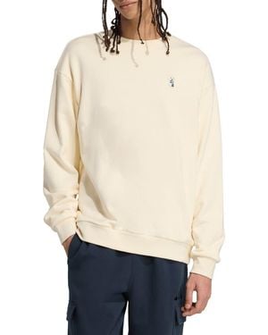 adidas Dog Sock Cotton Crewneck Sweatshirt - Natural