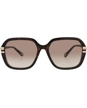 Chloé 57Mm Oversize Sunglasses - Brown