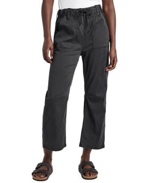 Splendid Gianna Crop Drawstring Pants - Black