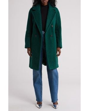 BCBGeneration Boucle Longline Coat - Green