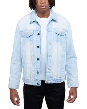 Xray Jeans Slim Washed Denim Jacket - Blue
