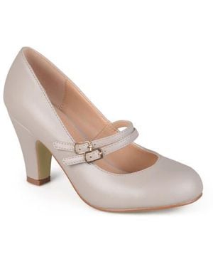 Journee Collection Windy Mary Jane Pump - Pink