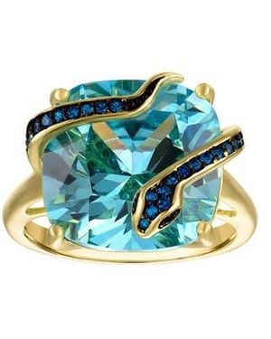 FZN Aqua & Cubic Zirconia Ring - Blue
