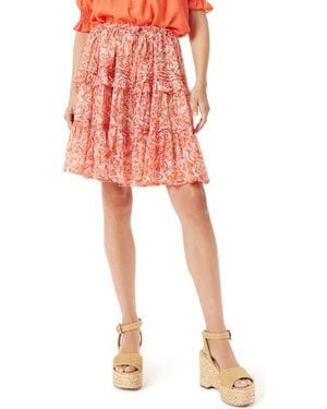 Sam Edelman Dree Tiered Paisley Skirt