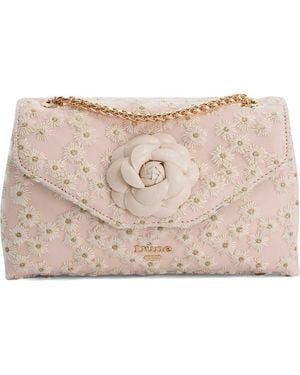 Dune Erose Floral Embroidered Shoulder Bag - Pink