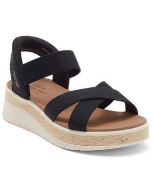 Skechers Slip-Ins Bobs Slip-On Sandal - Black