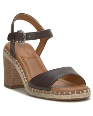 Lucky Brand Jennyl Ankle Strap Espadrille Sandal - Brown