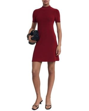 Mango Perkins Sweater Dress - Red