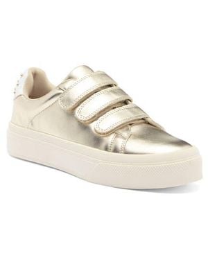 J/Slides Metallic Platform Sneakers - Natural