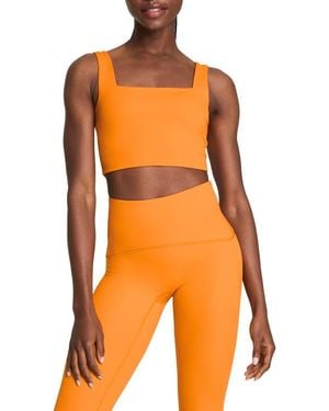 Spanx Square Neck Crop Tank Top - Orange