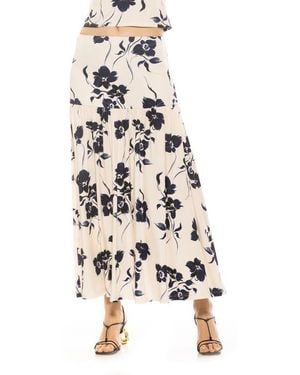 Alexia Admor Lia Low Rise Maxi Skirt - White