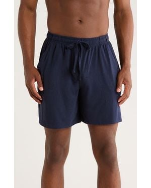 Tahari Ultimate Comfort Pajama Shorts - Blue