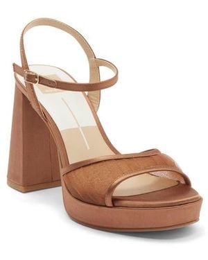Dolce Vita Preya Platform Sandal - Brown