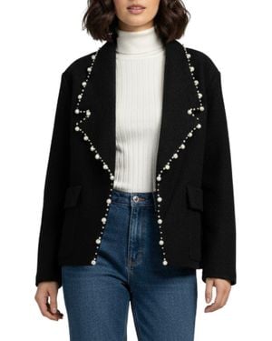 Saachi Embellished Blazer - Black