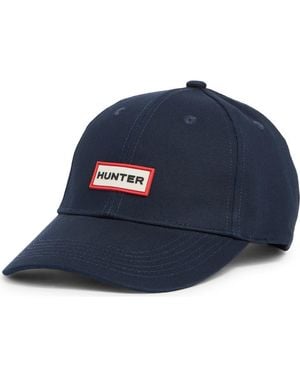 HUNTER Logo Baseball Cap - Blue