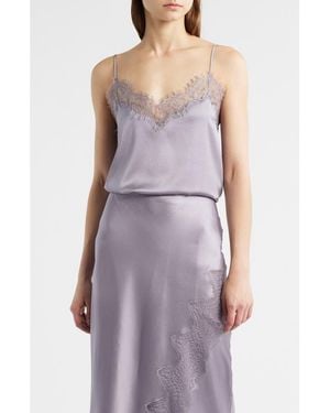 BOSS Ilessy Eyelash Lace Camisole - Purple