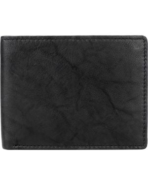 Buxton Credit Card Rfid Billfold Wallet - Black