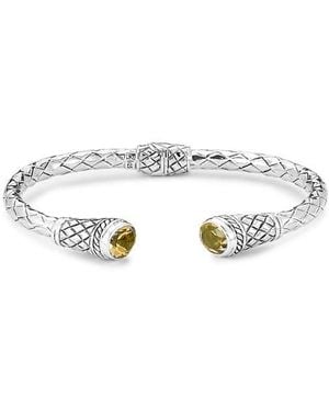 Samuel B. Oval Bangle Bracelet - Yellow