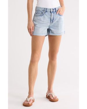 Rag & Bone Dylan Cuffed Denim Shorts - Blue