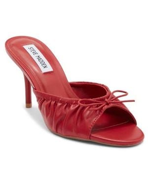 Steve Madden Josefina Slide Sandal - Red