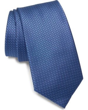 Calvin Klein Tatum Jacquard Tie - Blue