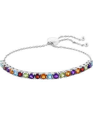 Effy Sterling & Amethyst Slider Bracelet - White