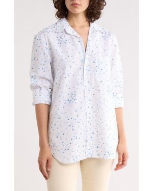 Frank & Eileen Relaxed Fit Cotton Button-Up Shirt - White
