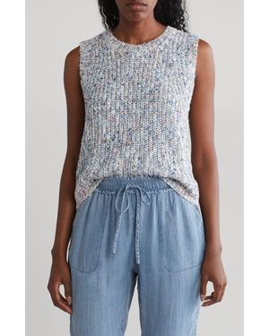 Splendid Elysees Sweater Tank - Blue