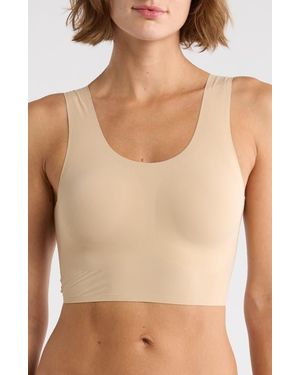 True & Co. True Everybody Scoop Neck Bra - Natural