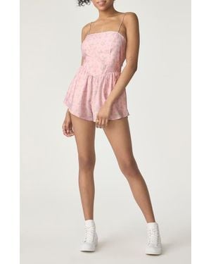 Florence By Mills Corset Romper - Pink