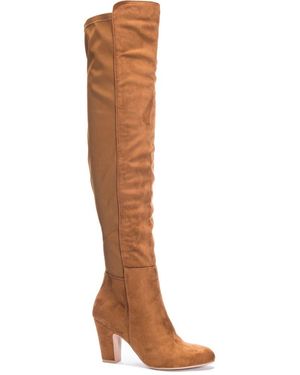 Chinese laundry over the knee wedge boots deals