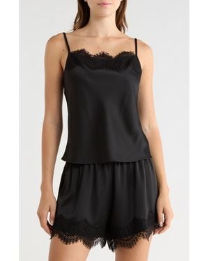 Wayf Lace Inset Camisole - Black